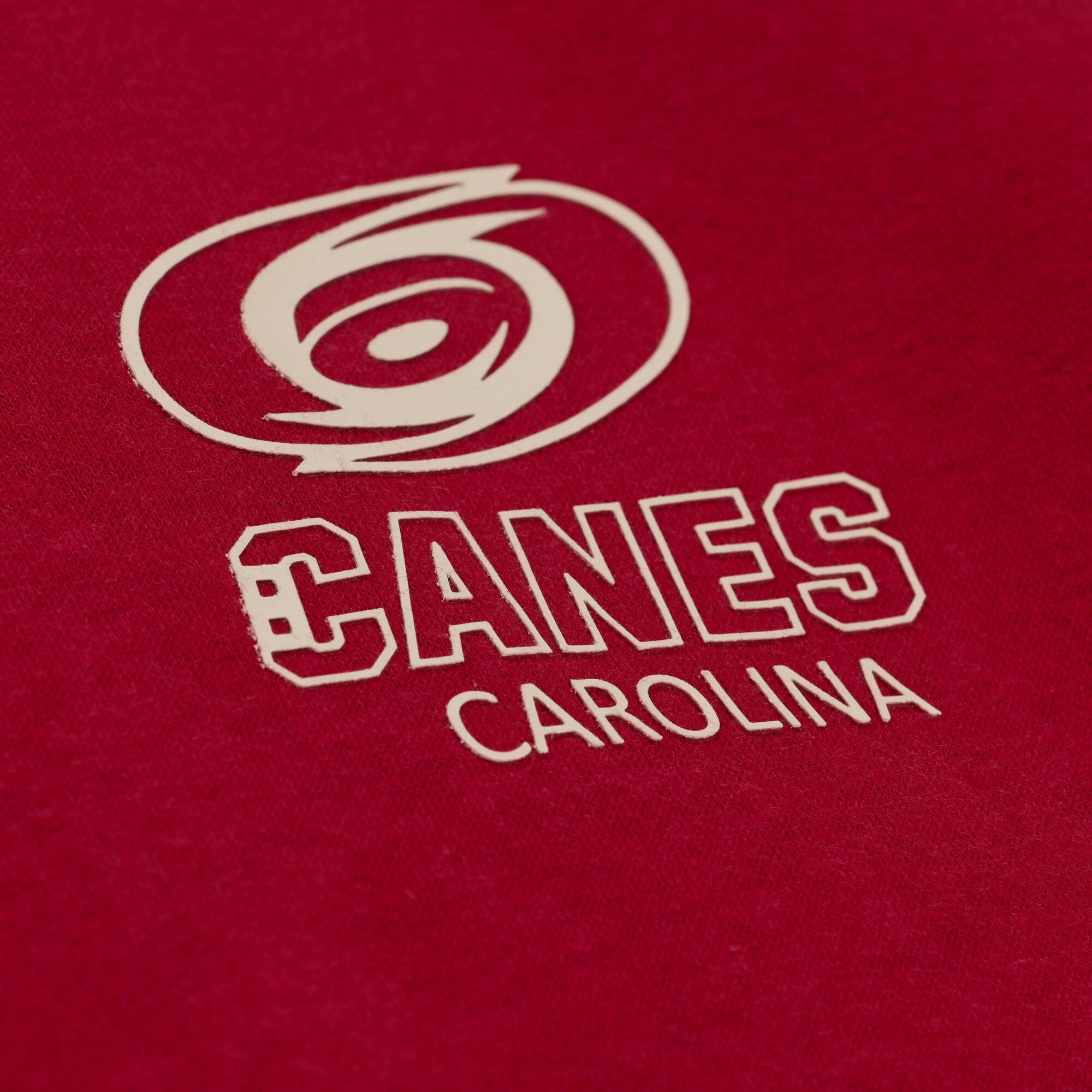 Women's Mitchell & Ness Red Carolina Hurricanes Core Essentials Sweatshirt