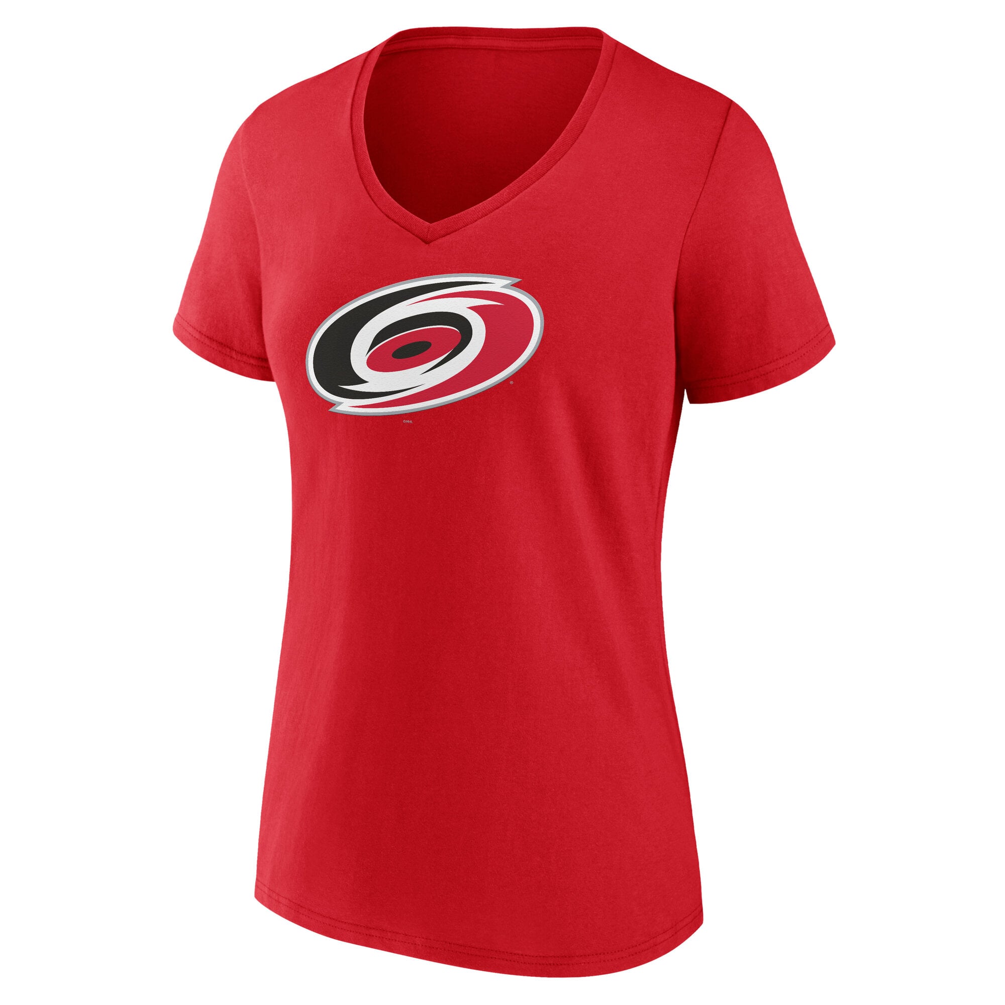 Women's  Red Carolina Hurricanes Mother's Day V-Neck T-Shirt