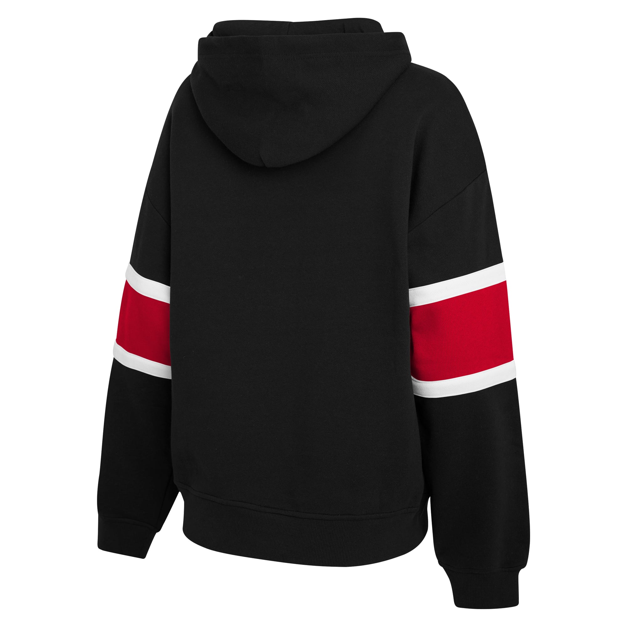 Sweat à capuche rayé noir Carolina Hurricanes de la marque WEAR by Erin Andrews pour femme