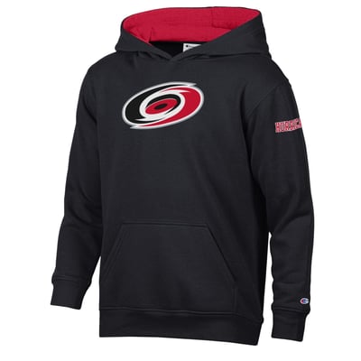  Carolina Hurricanes Champion Youth Fleece Hoodie - Black