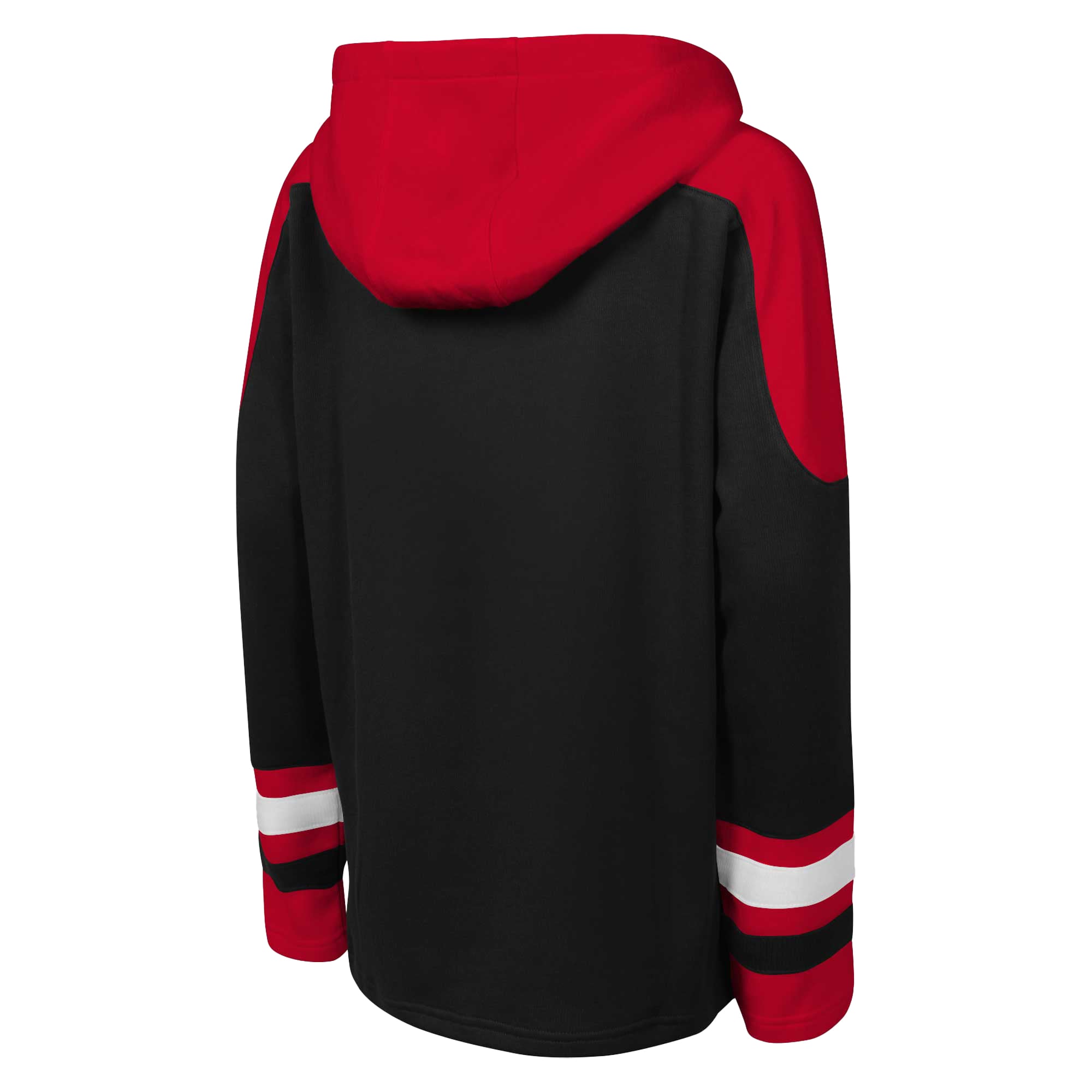 Sweat à capuche raglan col en V noir Youth Outerstuff Carolina Hurricanes Ageless Must Have