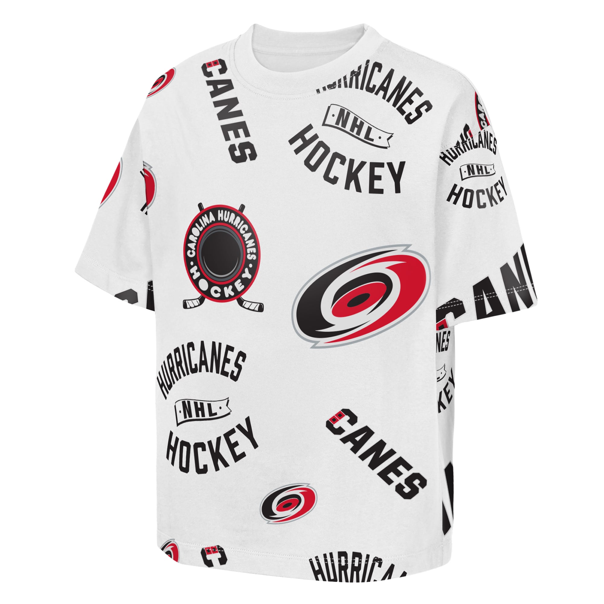T-shirt blanc Youth Outerstuff Carolina Hurricanes Unstoppable Elevated