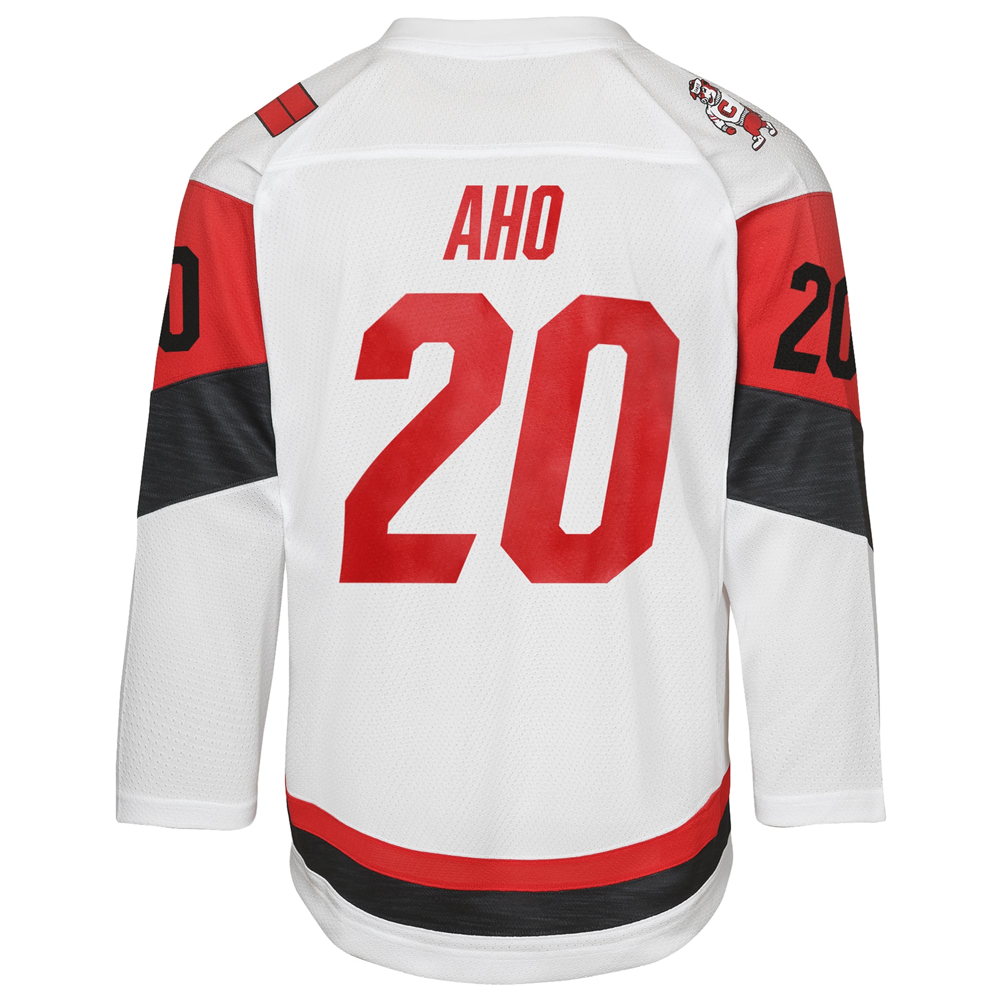 Youth Sebastian Aho White Carolina Hurricanes Away Replica Player Jersey