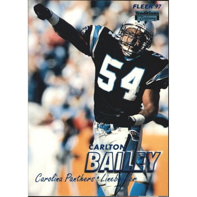 1997 Fleer Tiffany Blue #189 Carlton Bailey