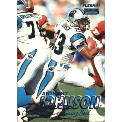1997 Fleer Tiffany Blue #361 Anthony Johnson