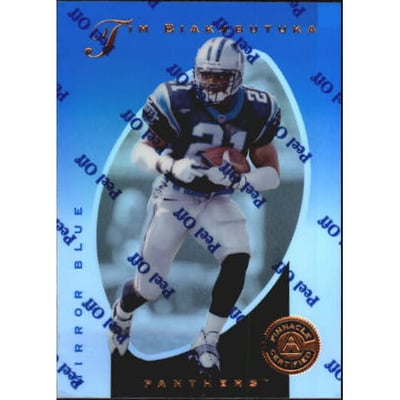 1997 Pinnacle Certified Mirror Blue #40 Tim Biakabutuka