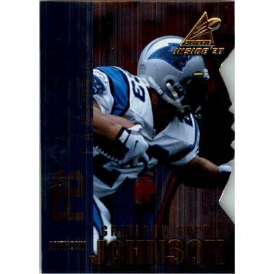 1997 Pinnacle Inside Gridiron Gold #66 Anthony Johnson