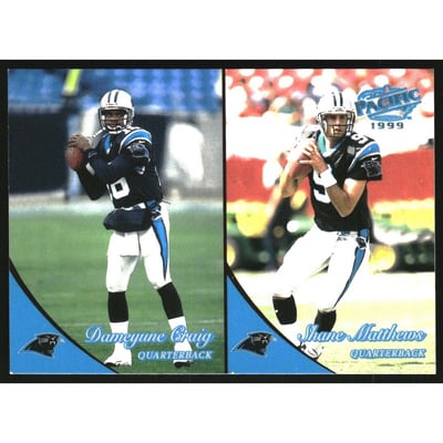 1999 Pacific Platinum Blue #73 Dameyune Craig/Shane Matthews