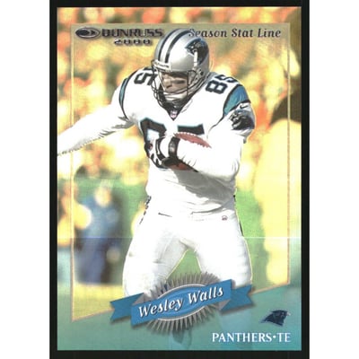 2000 Donruss Stat Line Season #22 Wesley Walls/96