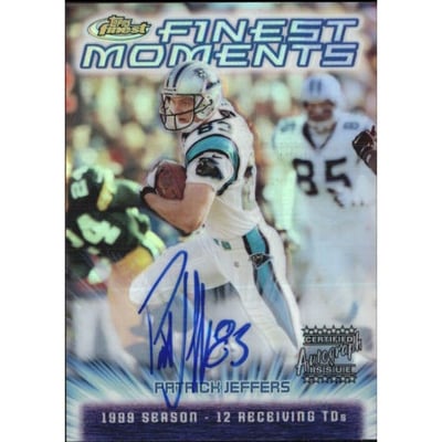 2000 Finest Moments Refractors Autographs #FM11 Patrick Jeffers