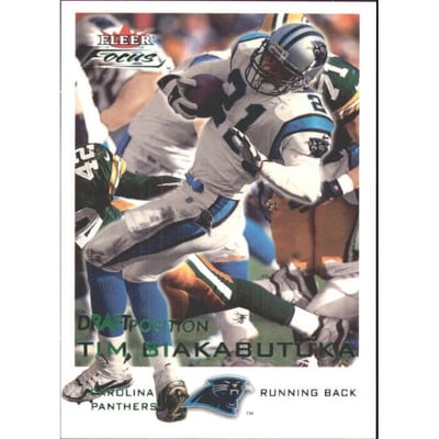 2000 Fleer Focus Draft Position #54 Tim Biakabutuka/108