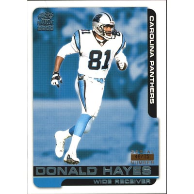 2000 Paramount Platinum Blue #35 Donald Hayes