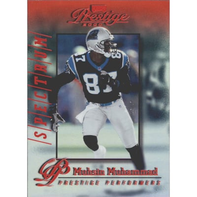 2000 Playoff Prestige Spectrum Red #204 Muhsin Muhammad PP