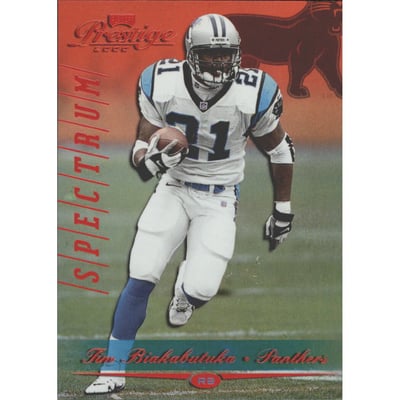 2000 Playoff Prestige Spectrum Red #28 Tim Biakabutuka