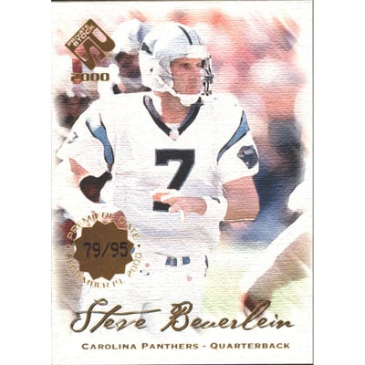 2000 Private Stock Premiere Date #13 steve Beuerlein