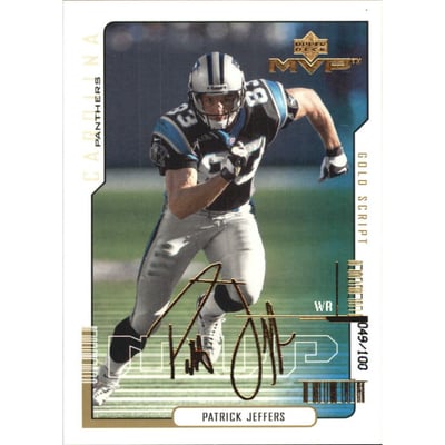 2000 Upper Deck MVP Gold Script #24 Patrick Jeffers