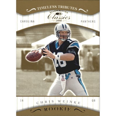 2001 Donruss Classics Timeless Tributes #103 Chris Weinke
