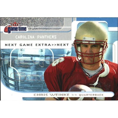 2001 Fleer Game Time Extra #127 Chris Weinke