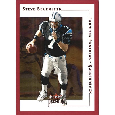 2001 Fleer Premium Star Ruby #157 Steve Beuerlein
