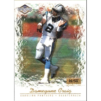 2001 Pacific Impressions Premiere Date #23 Dameyune Craig