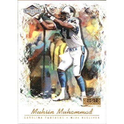 2001 Pacific Impressions Premiere Date #24 Muhsin Muhammad