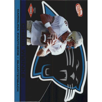 2001 Pacific Prism Atomic Blue #158 Chris Weinke