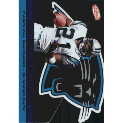 2001 Pacific Prism Atomic Blue #20 Tim Biakabutuka