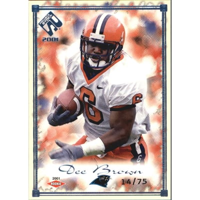 2001 Private Stock Blue Framed #111 Dee Brown