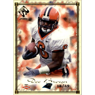 2001 Private Stock Gold Framed #111 Dee Brown