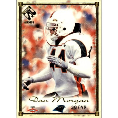 2001 Private Stock Gold Framed #112 Dan Morgan