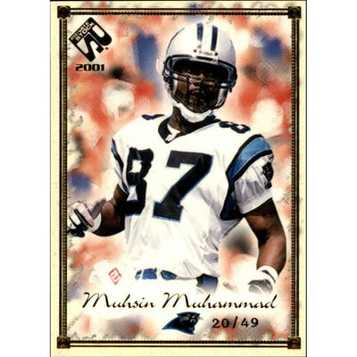 2001 Private Stock Gold Framed #15 Muhsin Muhammad