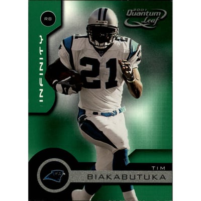2001 Quantum Leaf Infinity Green #31 Tim Biakabutuka