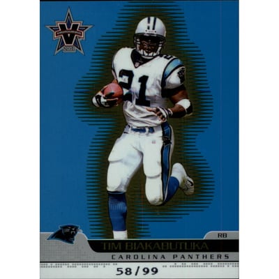 2001 Vanguard Gold #12 Tim Biakabutuka