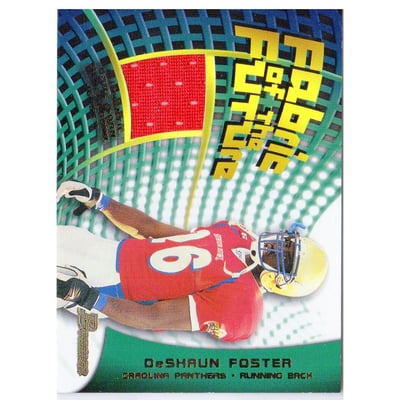 2002 Bowman Fabric of the Future #FFDF DeShaun Foster A