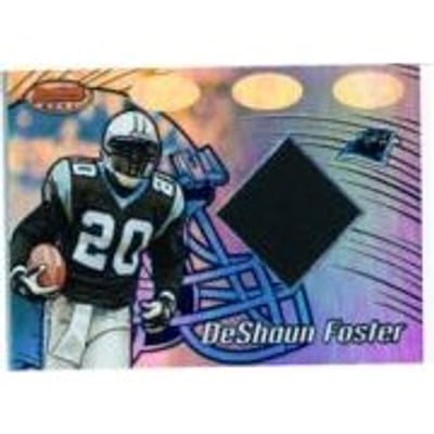 2002 Bowman's Best Blue #116 DeShaun Foster JSY