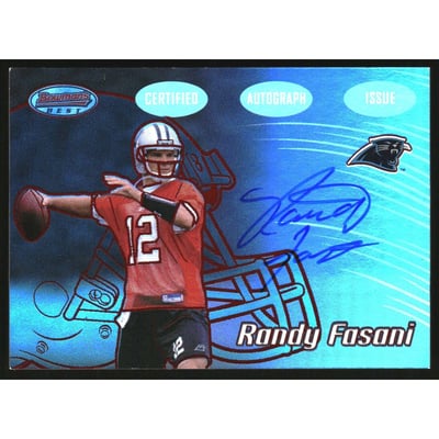 2002 Bowman's Best Red #159 Randy Fasani AU