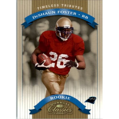 2002 Donruss Classics Timeless Tributes National Promos #155 DeShaun Foster