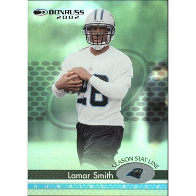 2002 Donruss Stat Line Season #25 Lamar Smith/65