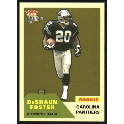 2002 Fleer Platinum Finish #307 DeShaun Foster