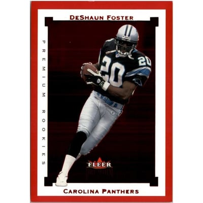 2002 Fleer Premium Star Ruby #167 DeShaun Foster