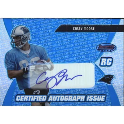 2003 Bowman's Best Blue #153 Casey Moore AU