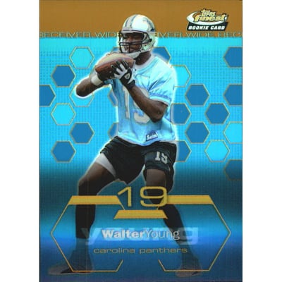 2003 Finest Gold Refractors #96 Walter Young