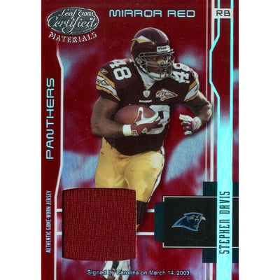 2003 Leaf Certified Materials Mirror Red #132 Stephen Davis