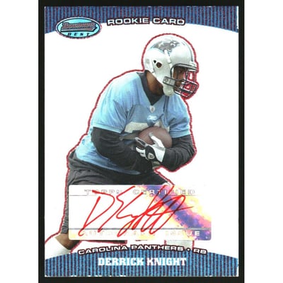 2004 Bowman's Best Red #182 Derrick Knight AU