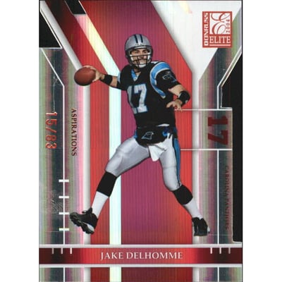 2004 Donruss Elite Aspirations #14 Jake Delhomme/83