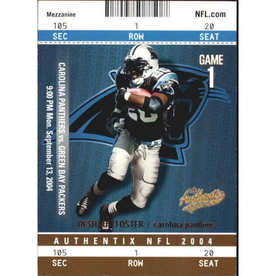 2004 Fleer Authentix Mezzanine Bronze #76 DeShaun Foster
