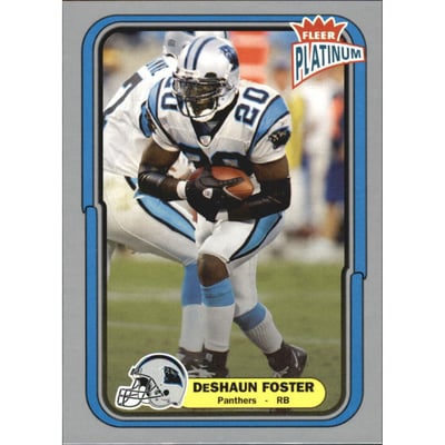 2004 Fleer Platinum Finish #119 DeShaun Foster