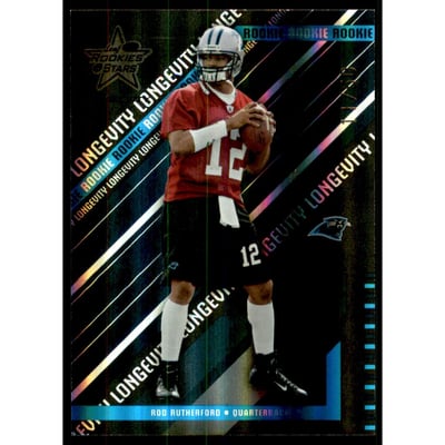 2004 Leaf Rookies and Stars Longevity Black #113 Rod Rutherford