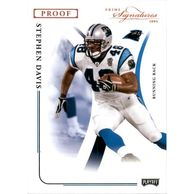 2004 Playoff Prime Signatures Bronze Proofs #11 Stephen Davis