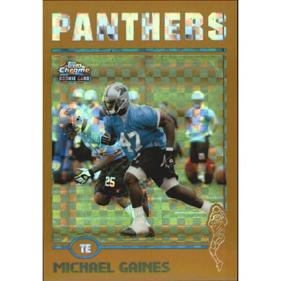 2004 Topps Chrome Gold Xfractors #258 Michael Gaines